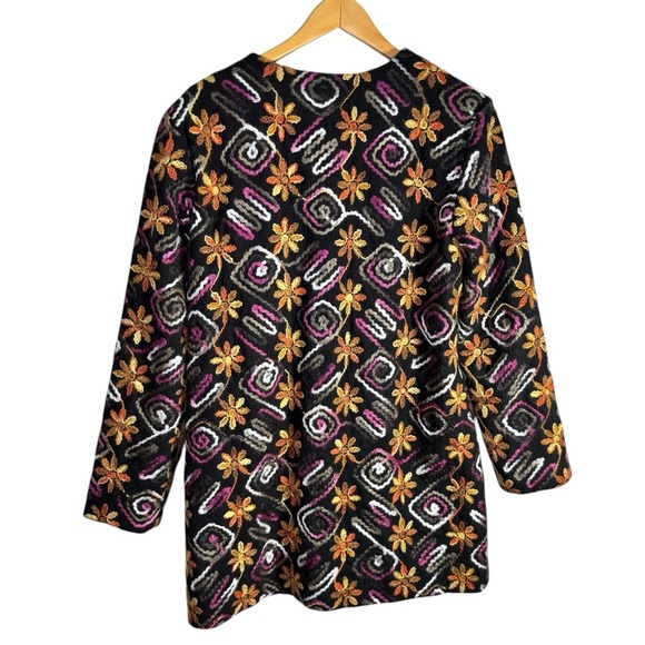 Anthropologie Hutch Floral Embroidered Coat Size Small NWT Brand New Multicolour - Picture 8 of 14